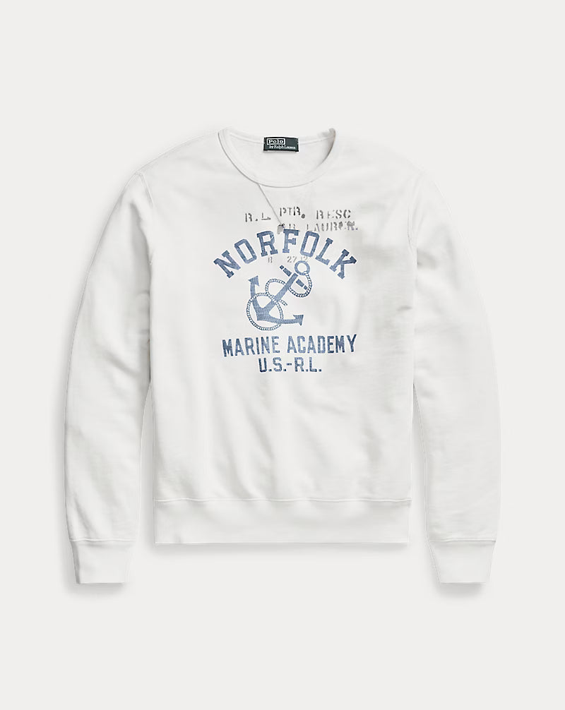 Polo Ralph Lauren Norfolk Marine Academy Anchor Fleece Sweatshirt