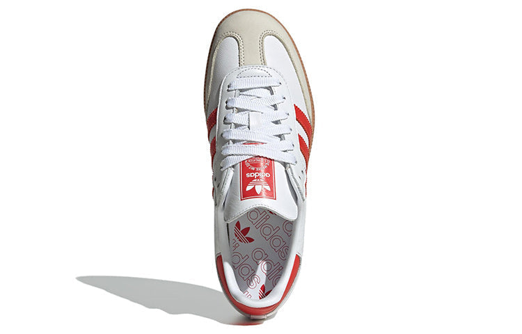 adidas Samba OG White Solar Red Gum W