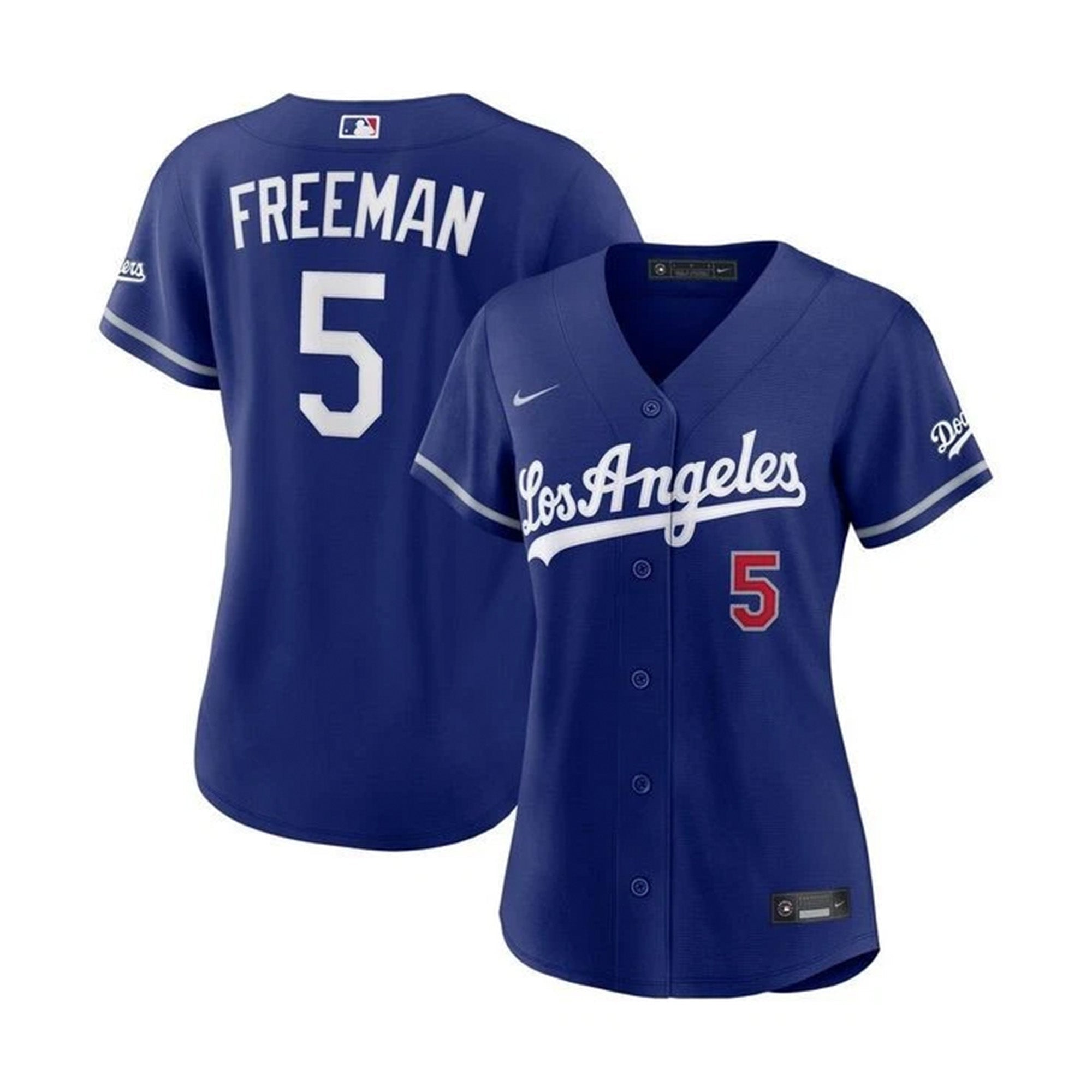 Women's Los Angeles Dodgers Freddie Freeman Royal Blue Nike Stadium Jersey
